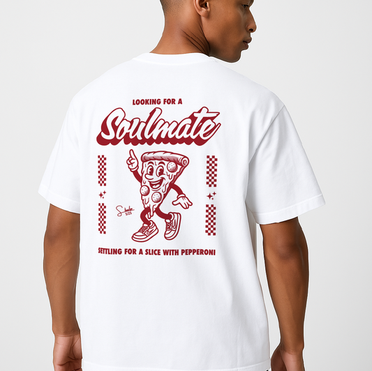 model with T Shirt design